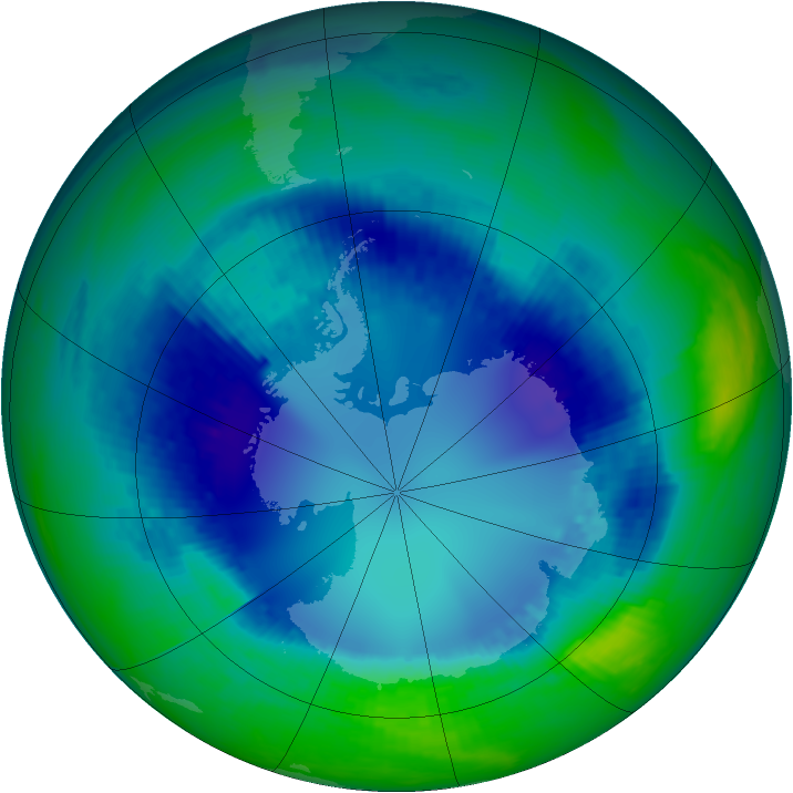 Ozone Map 2003-08-19